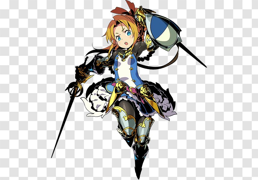 Etrian Odyssey V: Beyond The Myth Video Game Character Atlus - Watercolor Transparent PNG