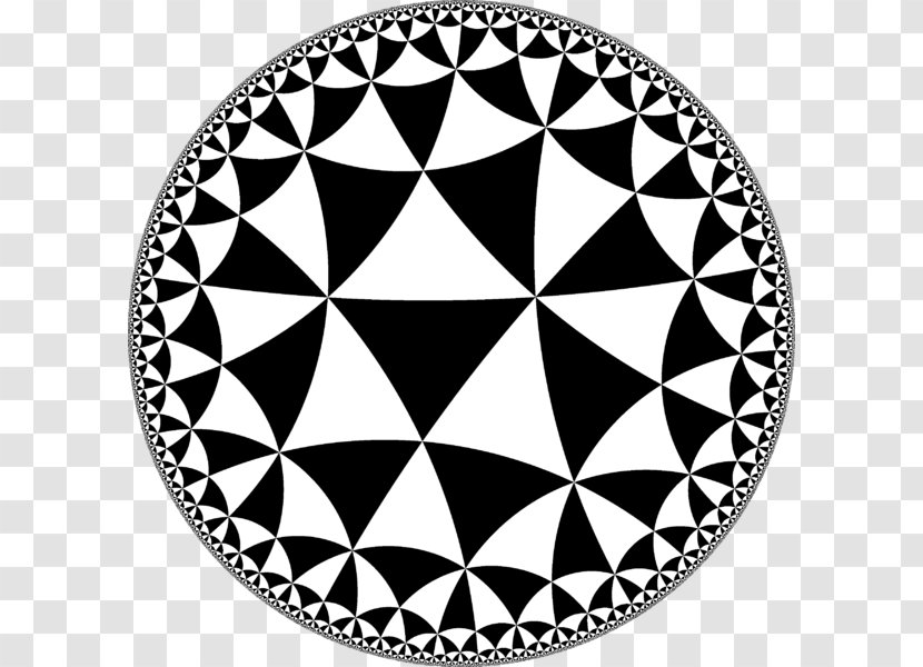 Tessellation Truncation Truncated Order-7 Triangular Tiling Uniform - Hexagon - Triangle Transparent PNG