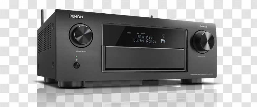 AV Receiver DENON AVR-X6400H 11.2 Kanalų Resyveris Surround Sound Denon AVR X6400H - Electronic Device - 3d Audio Effect Transparent PNG