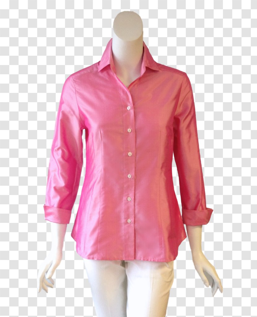 Blouse Charlotte Kellogg Taffeta Clothing Silk - Velcro Transparent PNG
