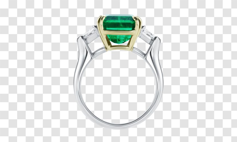 Emerald Ring Harry Winston, Inc. Jewellery Gemstone Transparent PNG