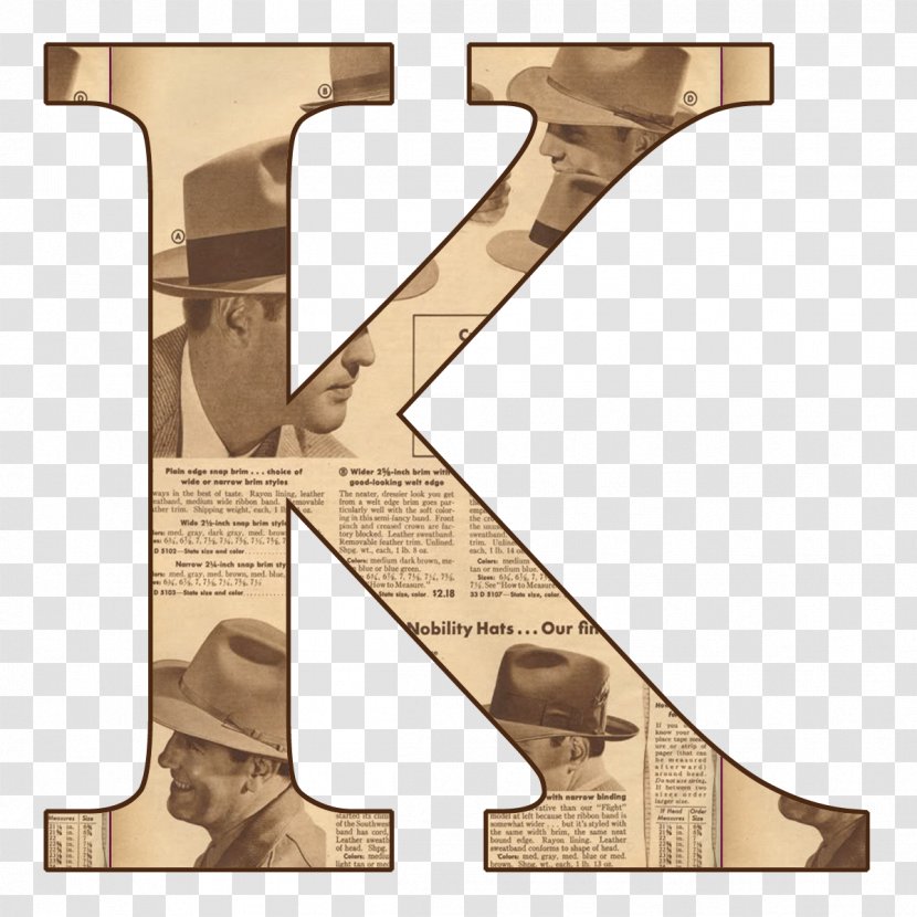 Letter Alphabet Newspaper I - Z - K Transparent PNG