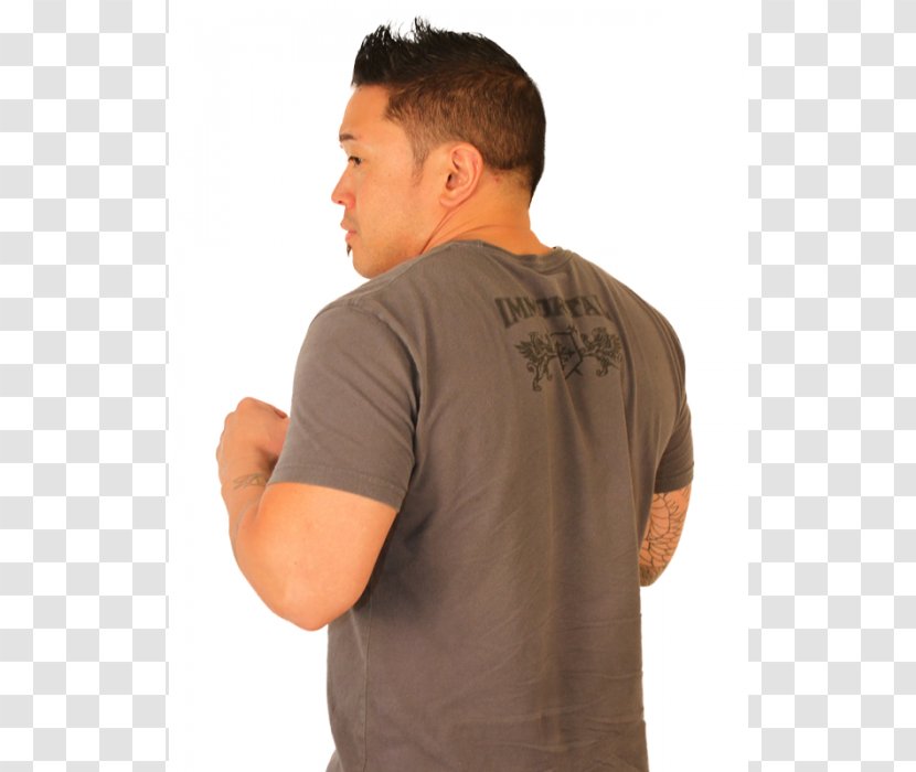 T-shirt Crew Neck Clothing Sleeve - Mixed Martial Arts Transparent PNG