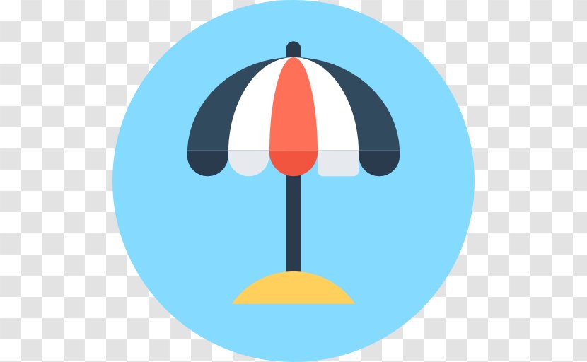 Beach Umbrella - Waterdrop Free - Symbol Transparent PNG