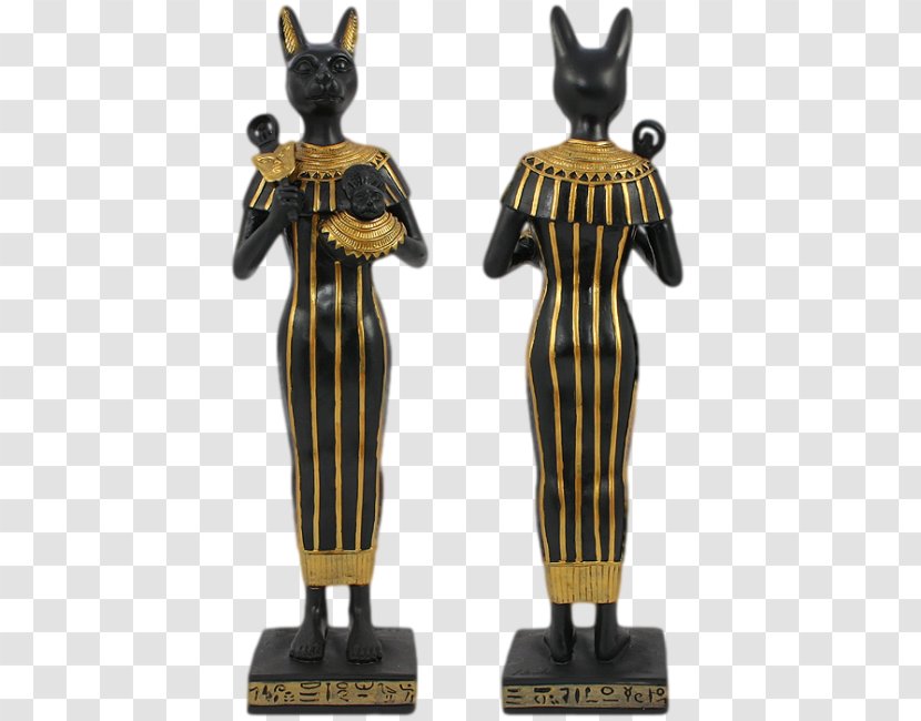 Bastet Ancient Egyptian Deities Statue Cat - Goddess Transparent PNG
