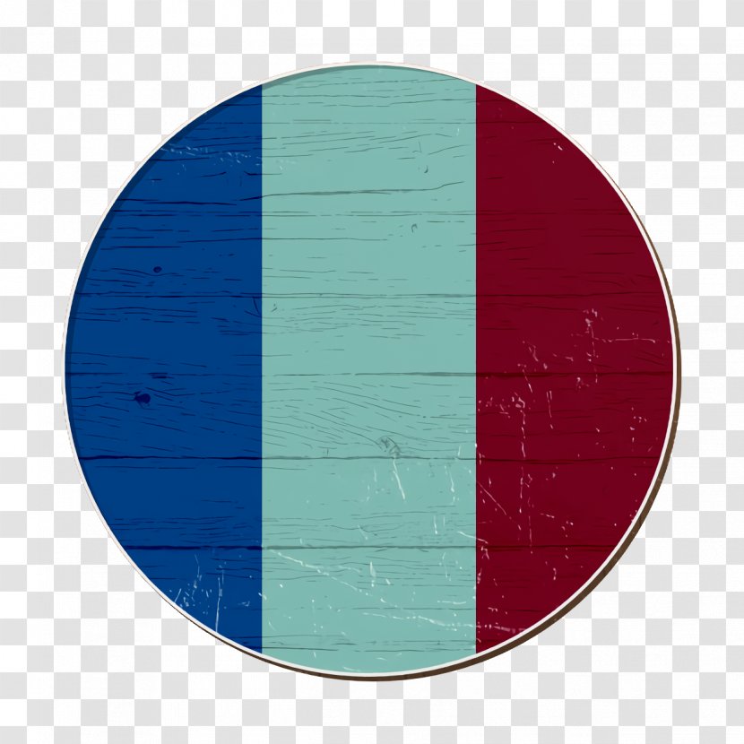 Flag Icon Countrys Flags France - Electric Blue Transparent PNG