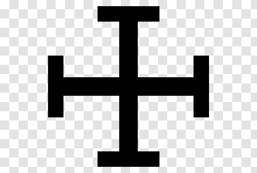 Christian Cross Crosses In Heraldry Herkruist Kruis Potent - Number Transparent PNG