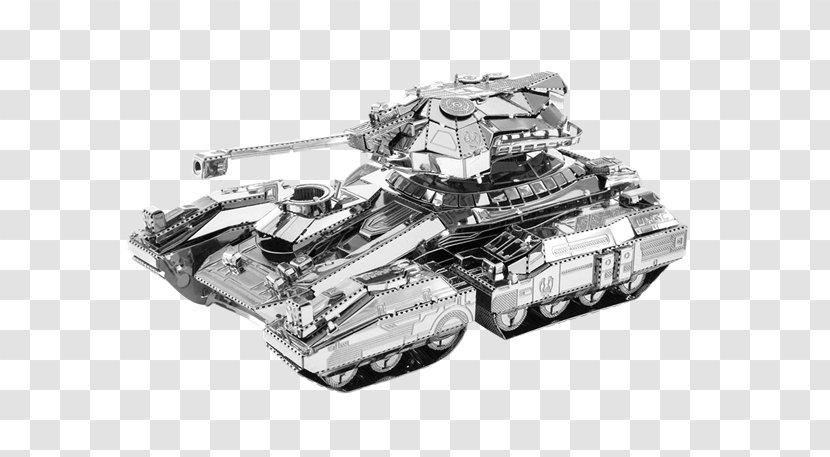 Metal Jigsaw Puzzles Scale Models Three-dimensional Space Factions Of Halo - Self Propelled Artillery Transparent PNG
