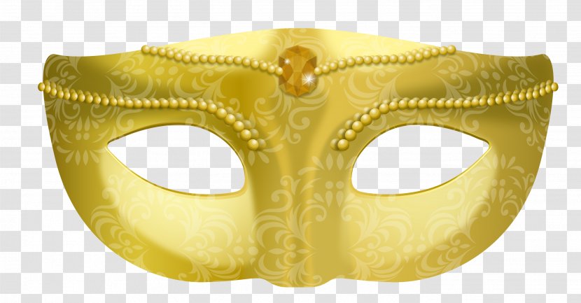 Gold Euclidean Vector - Mask - Hand-painted Transparent PNG