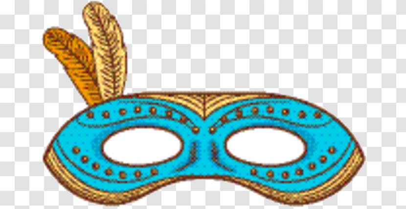 Butterfly Cartoon - Mask - Mardi Gras Headgear Transparent PNG