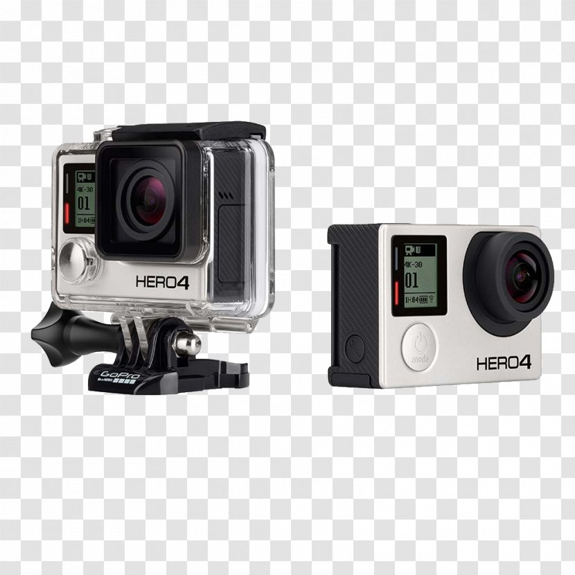 GoPro HERO4 Black Edition Action Camera Video Cameras - Gopro Hero3 Silver Transparent PNG