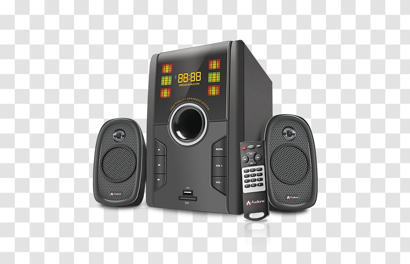 Computer Speakers Microphone Subwoofer Wireless Speaker Loudspeaker - Radio Receiver Transparent PNG