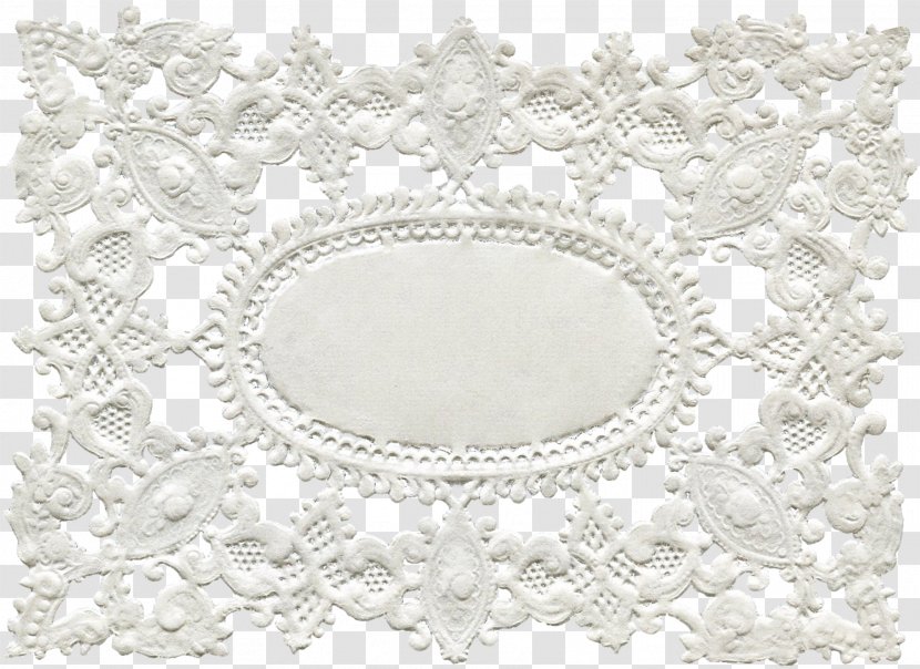 Place Mats Doilies Paper Clip Art - Lace - Lovely Transparent PNG