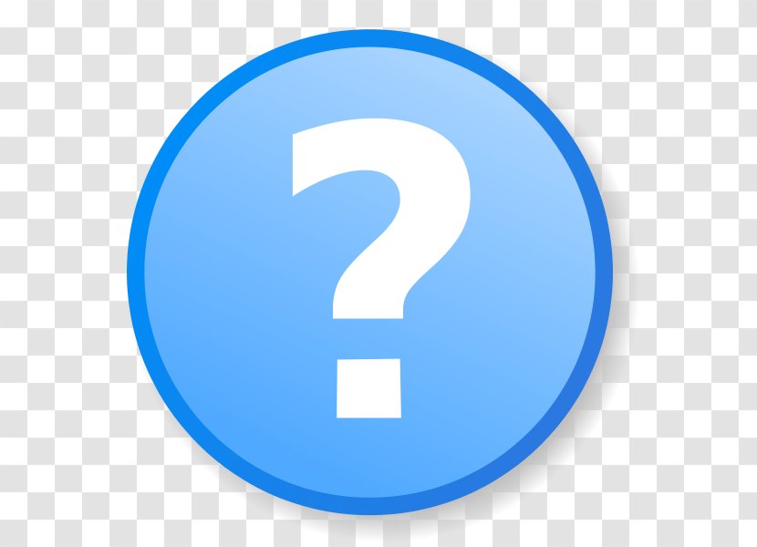 Question Mark Clip Art - Support, Talk, Blue Icon Transparent PNG