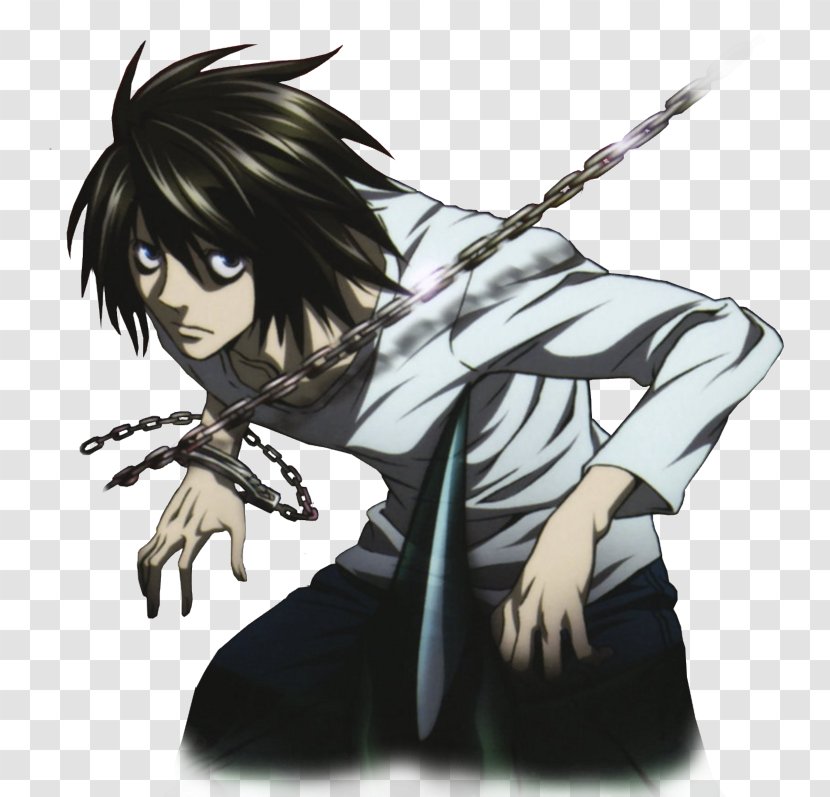 Light Yagami Near Misa Amane Ryuk - Frame - L Transparent PNG