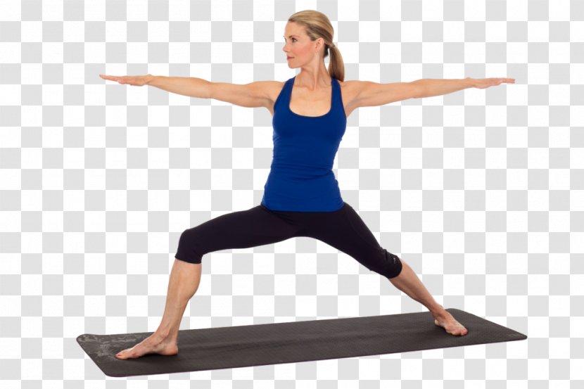 Yoga On The Go Virabhadrasana II Exercise - Silhouette Transparent PNG