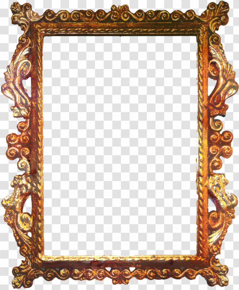 Brown Background Frame - Photo - Carving Antique Transparent PNG