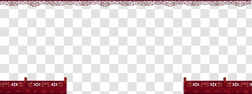 Red Brand Area Pattern - Rectangle - Frame Material Transparent PNG