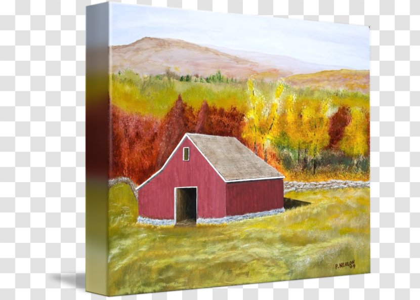 Watercolor Painting Property Barn - Farmhouse Transparent PNG