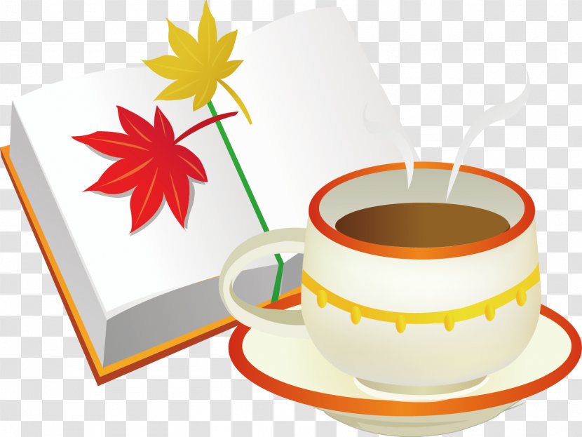 Coffee Cup Cafe - Tableware - Autumn Life Icon Transparent PNG