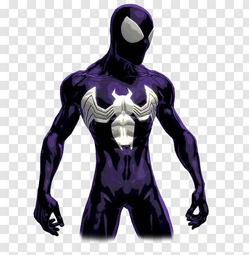 Ultimate Spider-Man Venom Miles Morales Symbiote - Silhouette - Shattered Transparent PNG