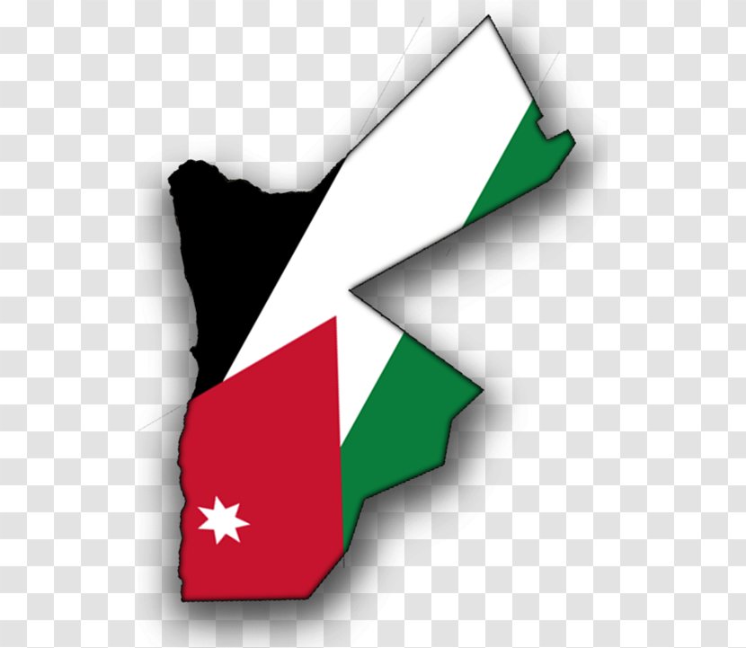 Flag Of Jordan Jordanian Intervention In The Syrian Civil War Map - Triangle - Dubai Transparent PNG