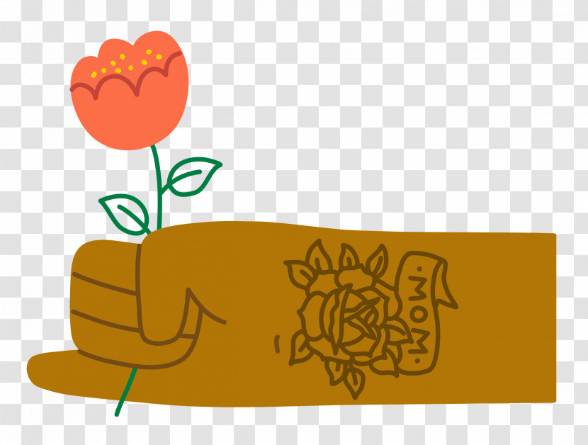 Hand Holding Flower Hand Flower Transparent PNG