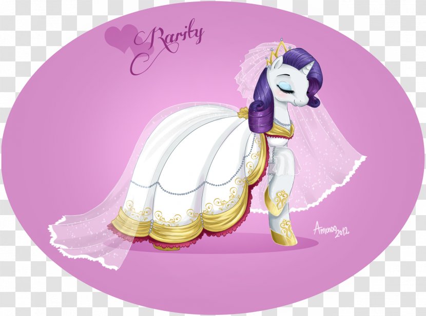 Rarity Pony Dress Rainbow Dash Spike - Purple Transparent PNG