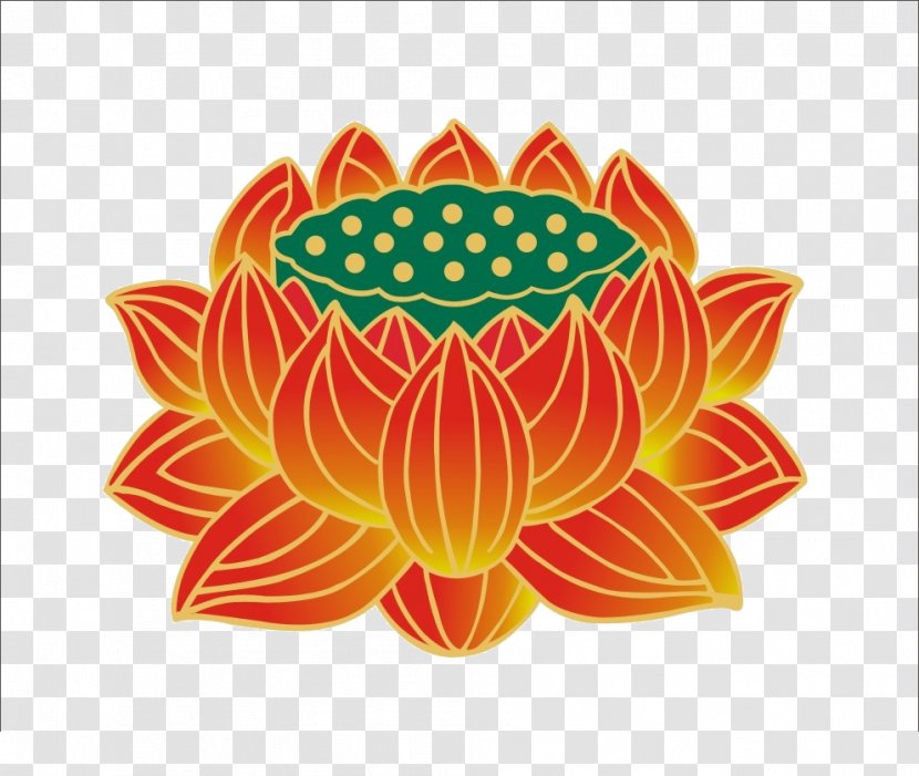 Nelumbo Nucifera Buddhism Motif Ashtamangala - Petal - Flowering Lotus Transparent PNG