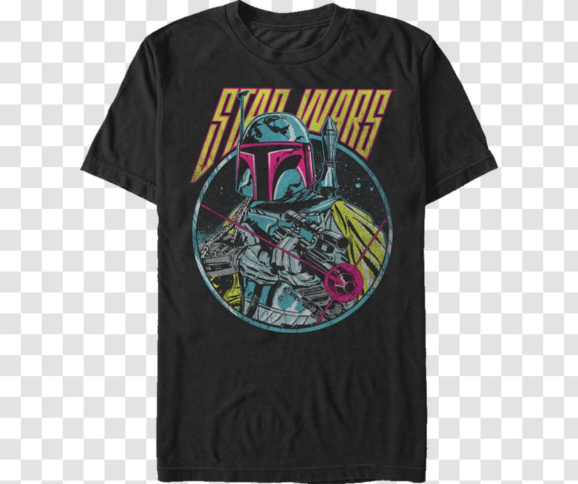Boba Fett T-shirt Star Wars Anakin Skywalker - Shirt Transparent PNG