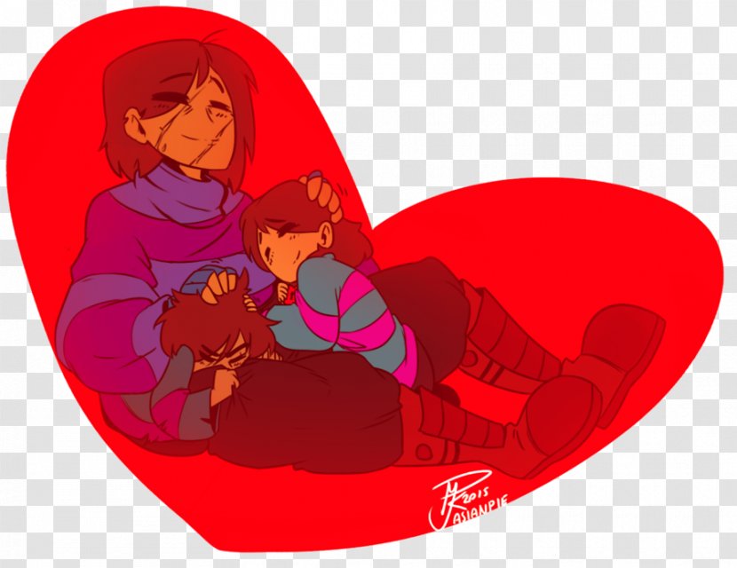Undertale Drawing Art - Silhouette - Sweet Heart Transparent PNG