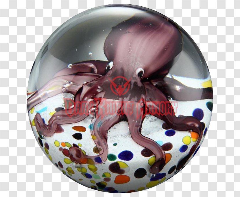 Octopus Paperweight Collectable Glass Art - Cephalopod - Paper Weight Transparent PNG