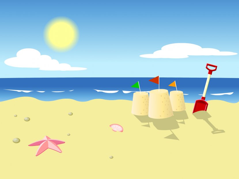 Beach Animation Clip Art - Daytime - Sand Transparent PNG