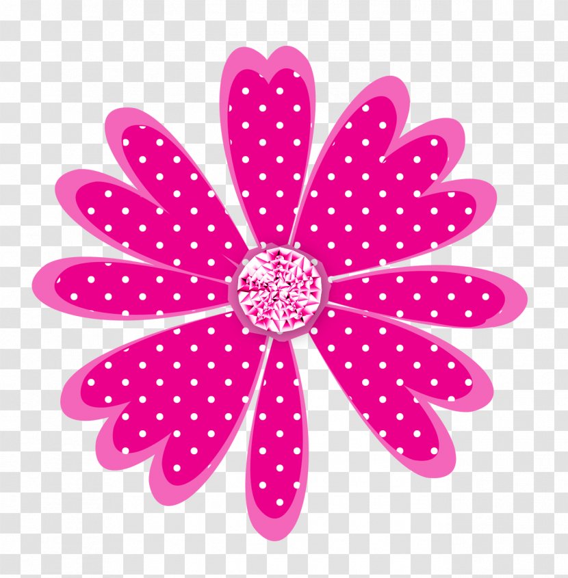 Flower Clip Art - Magenta - Daisy Transparent PNG