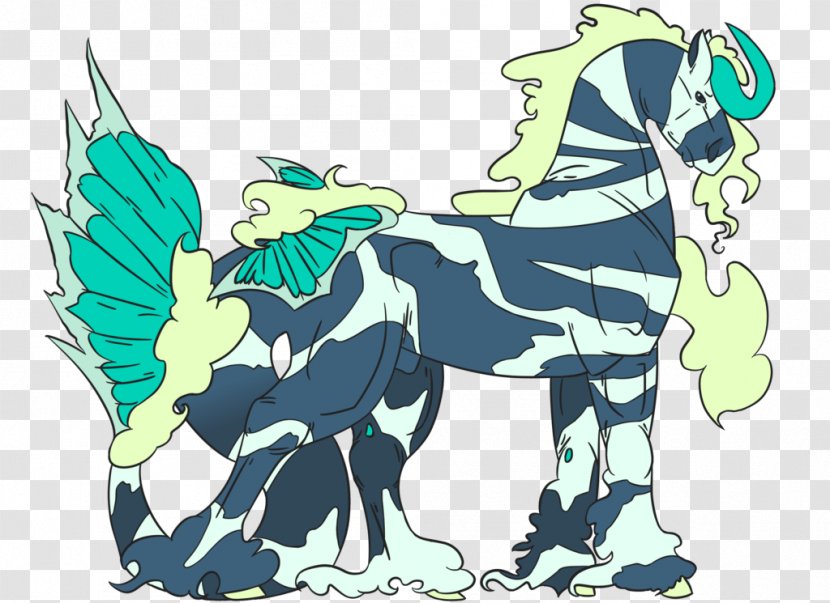 Horse Legendary Creature Fiction Cartoon - Flower - Canter And Gallop Transparent PNG