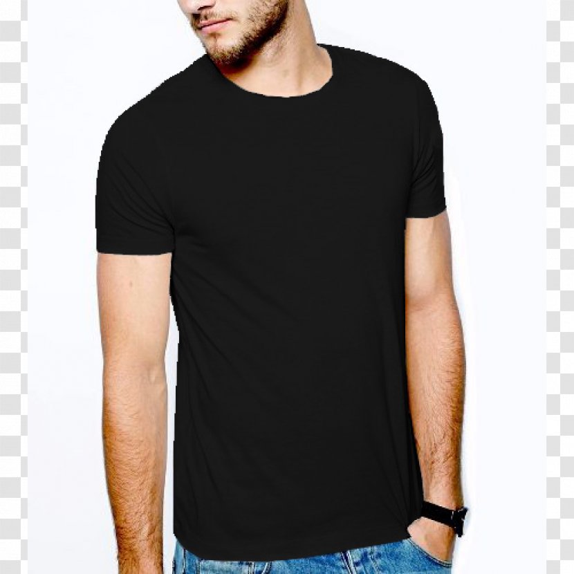 T-shirt Shoulder Black M - Long Sleeved T Shirt Transparent PNG