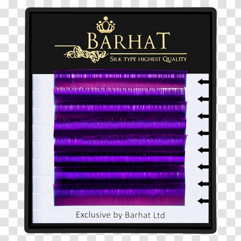 Color Eyelash Barhat Lashes Purple Blue - Bar Transparent PNG