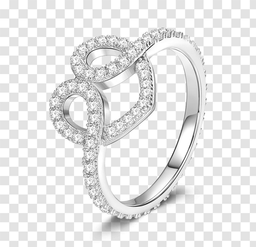 Wedding Ring Body Jewellery Diamond - Couple Rings Transparent PNG