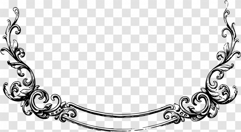 Scroll Drawing Clip Art - Jewellery - Vintage Transparent PNG