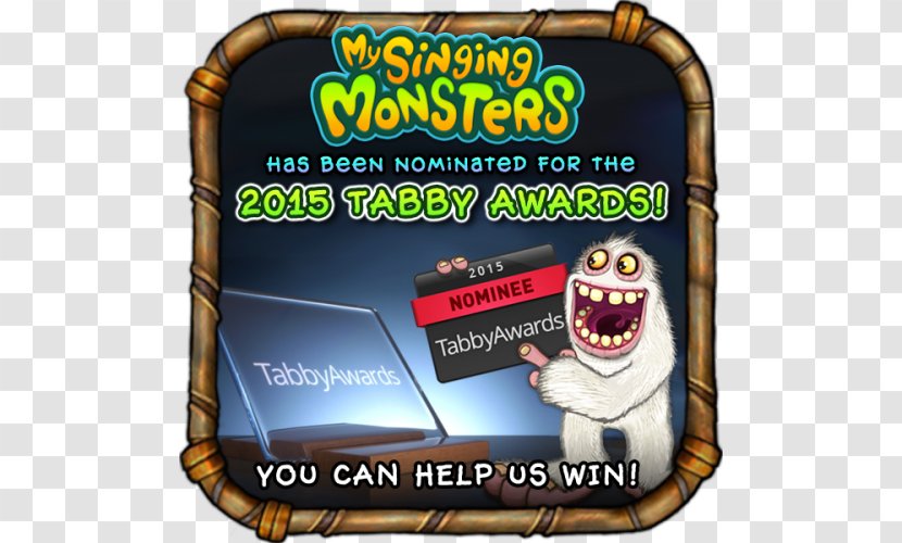 My Singing Monsters Big Blue Bubble Nomination Video Game Honour - Great News - Monster Worldwide Scandinavia Ab Transparent PNG