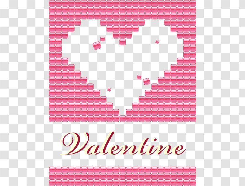 Brick Wall Wallpaper - Cartoon - Heart-shaped Vector Games Lei Cheng Transparent PNG