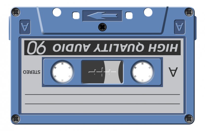 Compact Cassette Deck Clip Art - Tape Recorder - Cliparts Transparent PNG