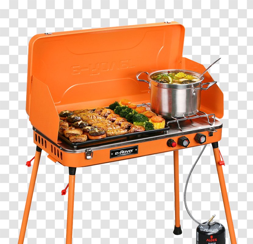 Barbecue Furnace Gas Stove Oven Camping - Cookware And Bakeware - Grill Transparent PNG
