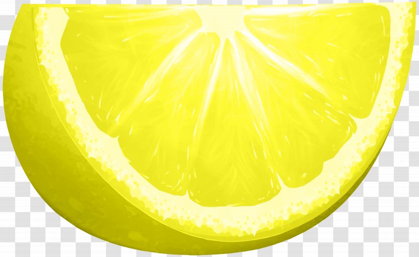 Sweet Lemon Citron Grapefruit Lime - Yellow - Slice Clip Art Image Transparent PNG