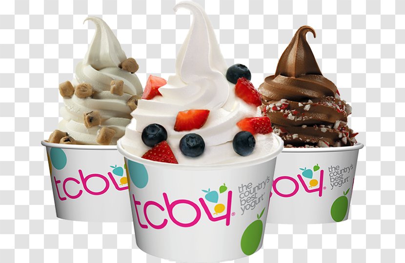 TCBY Frozen Yogurt Sundae Ice Cream - Yoghurt Transparent PNG