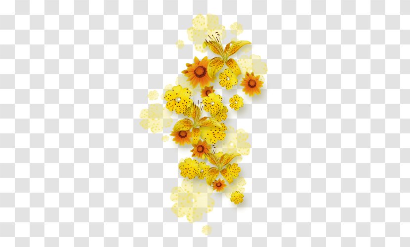 Petal Floral Design Cut Flowers Garland - Twig - Flower Transparent PNG