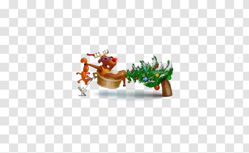 Reindeer - Tree Frog - Animal Figure Transparent PNG