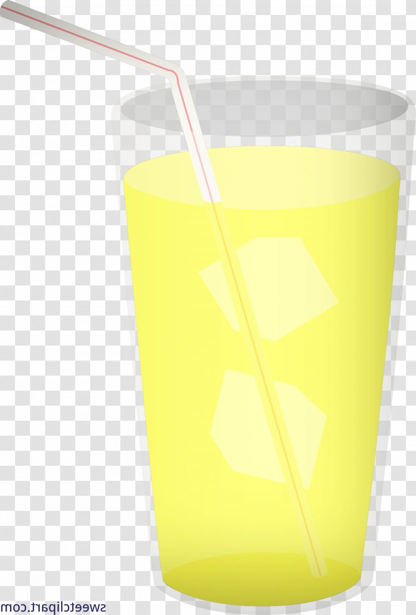 Drink Yellow Drinking Straw Juice Drinkware - Cup Plastic Transparent PNG