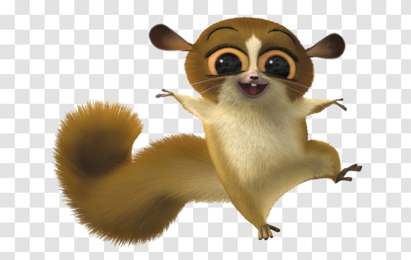 Julien Mort Madagascar Lemur DreamWorks - The Penguins Of - Cute Squirrel Transparent PNG