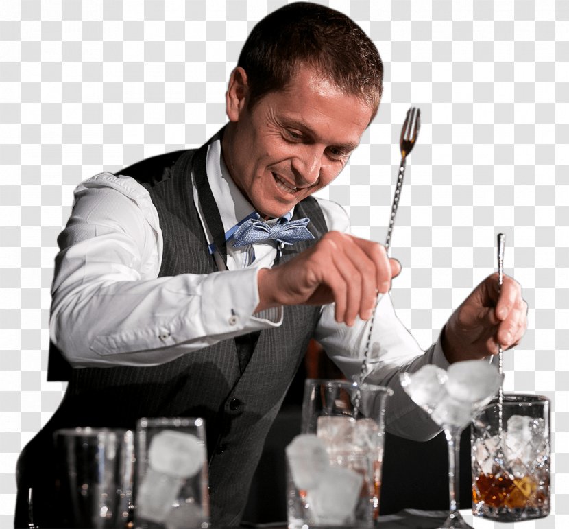 Cocktail Bartender Mojito Gin And Tonic Trago - Alcoholic Beverage Transparent PNG